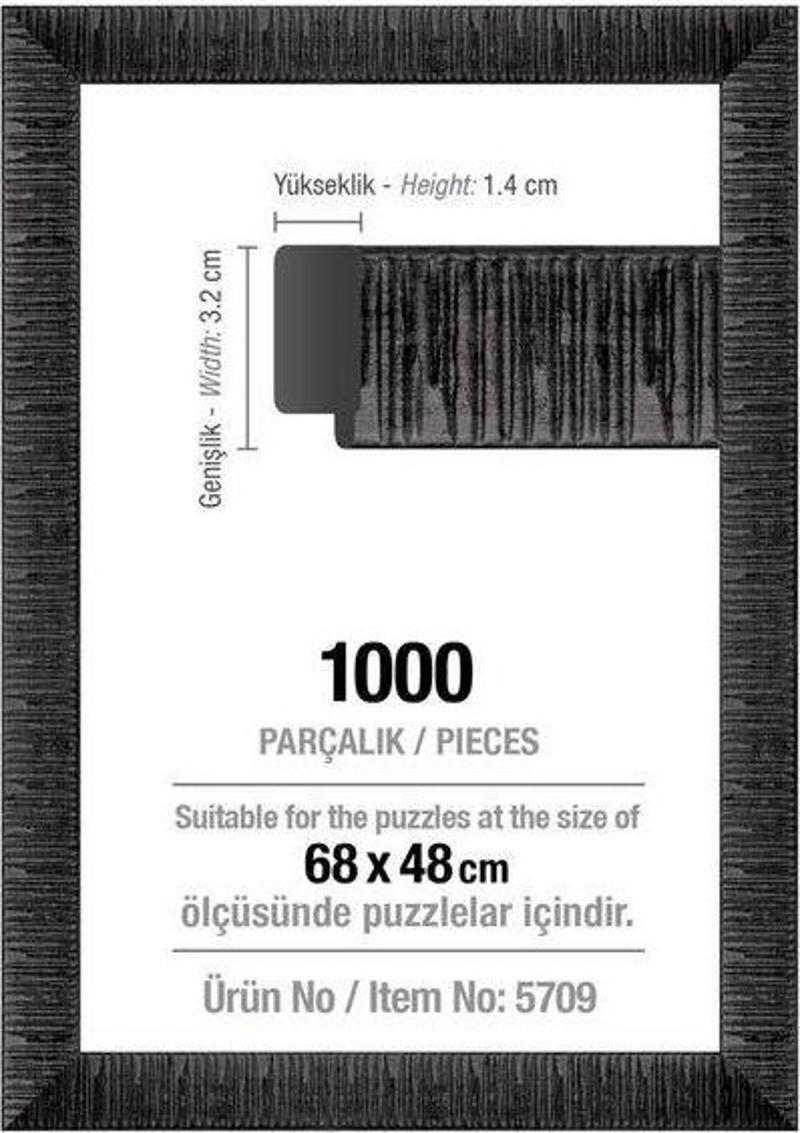 1000'lik Siyah Çerçeve 5709