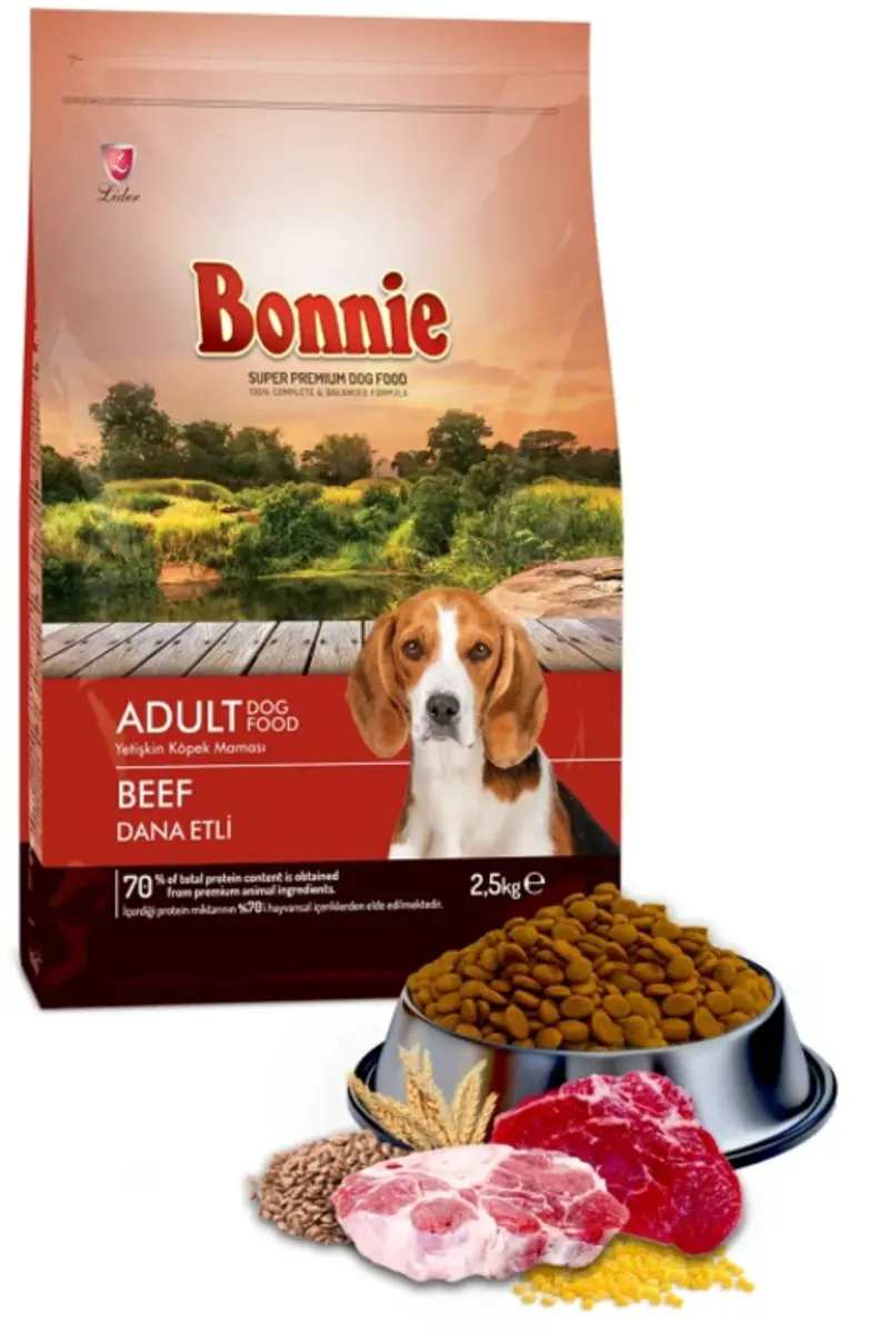 Biftekli Yetişkin Köpek Maması 2,5 Kg