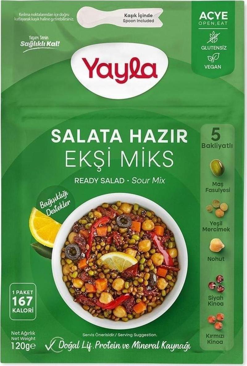 Salata Hazır Ekşi Miks 120 Gr. (12'li)