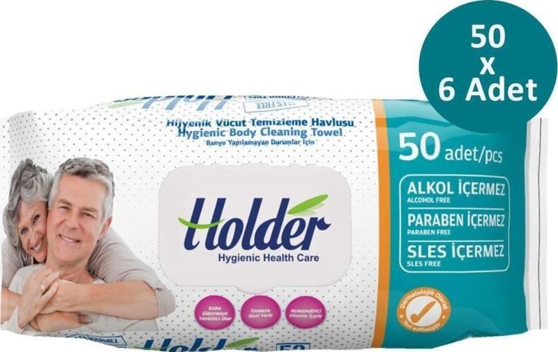 Önlem Holder Vücut Temizleme Havlusu 50 x 6 Adet