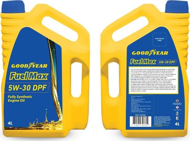 FUEL MAX 5W30-PARTİKÜL 4 LİTRE MOTOR YAĞI