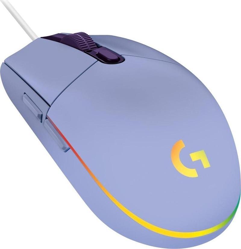 G102 Lightsync Optik Kablolu Oyuncu Mouse - Lila