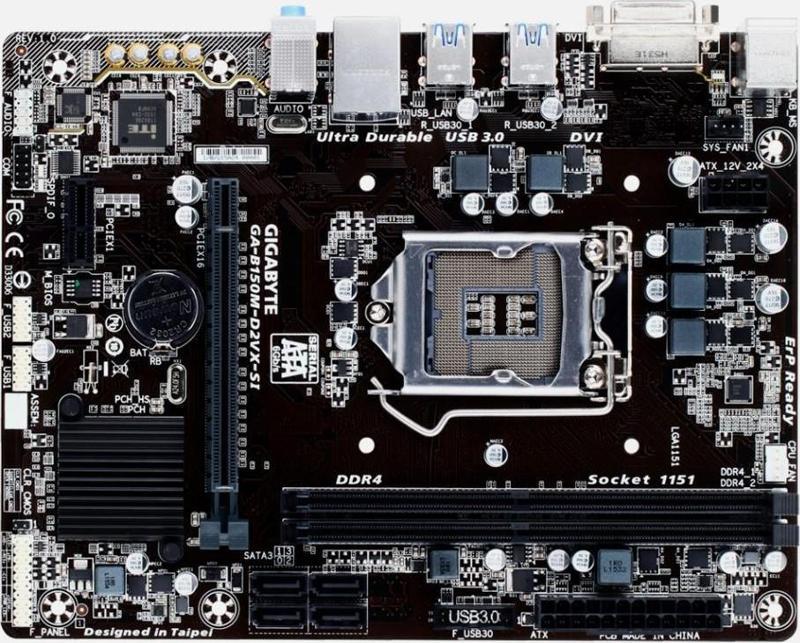 GIGABYTE B150M-D2VX-S1 DDR4 LGA 1151 mATX Anakart