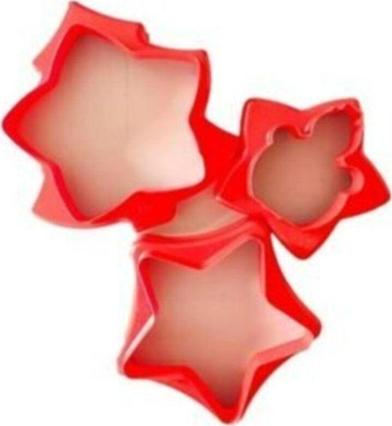 Kırmızı Kurabiye Kalıbı Set