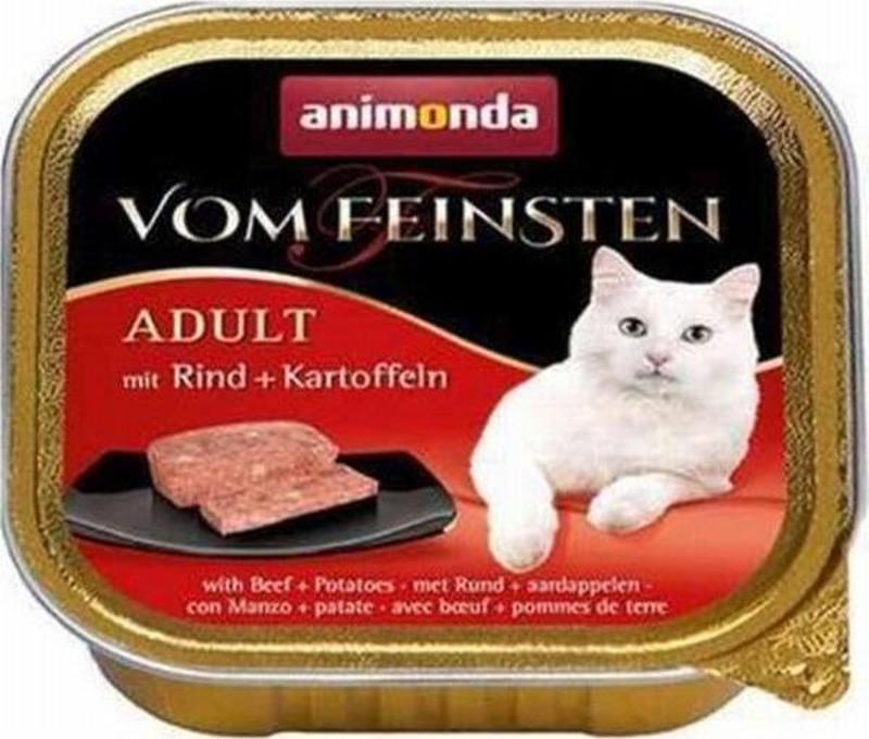 Vom Feinsten Sığır Etli ve Patatesli Yetişkin Kedi Konservesi 6 Adet 100 Gr