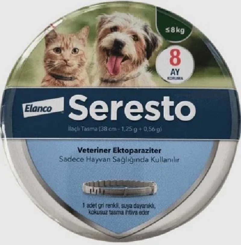 Seresto Kedi ve Küçük Köpek Anti Pire Tasması 38 cm