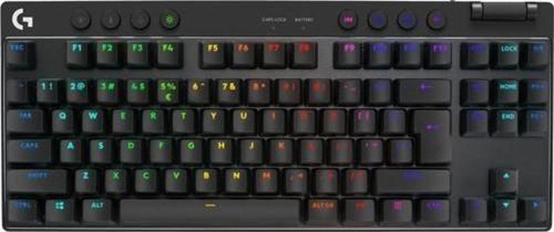 G Pro X Tkl Lıghtspeed Kablosuz Lıghtsync RGB Mekanik Tactile Switch İngilizce Oyun Klavyesi - Siyah