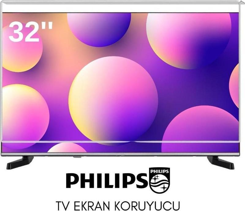 Philips Uyumlu 32" inç 132 Ekran Tv Koruyucu Kırılmaz Paneli