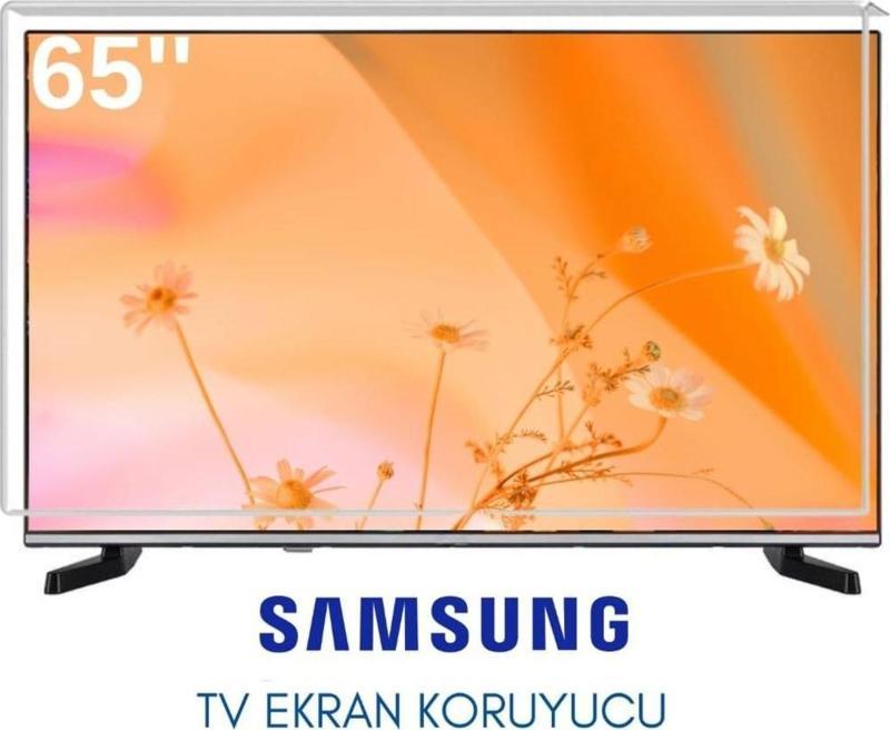 Samsung Uyumlu 65" inç 165 Ekran Tv Koruyucu Kırılmaz Paneli