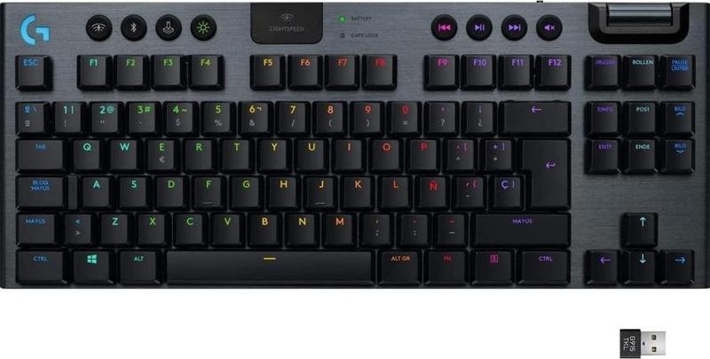 G915 Tkl Lightspeed Kablosuz RGB Mekanik Oyuncu Klavyesi (İngilizce)