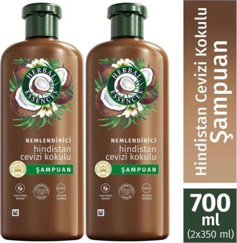 Nemlendirici Hindistan Cevizi Kokulu Şampuan 350 ml x2