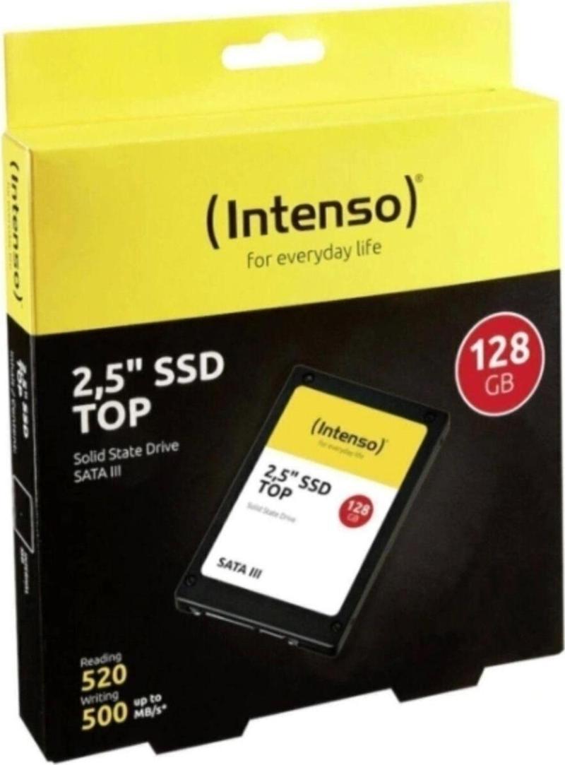 128Gb Top 520Mb-500Mb-S Sata 3 Ssd Harddisk