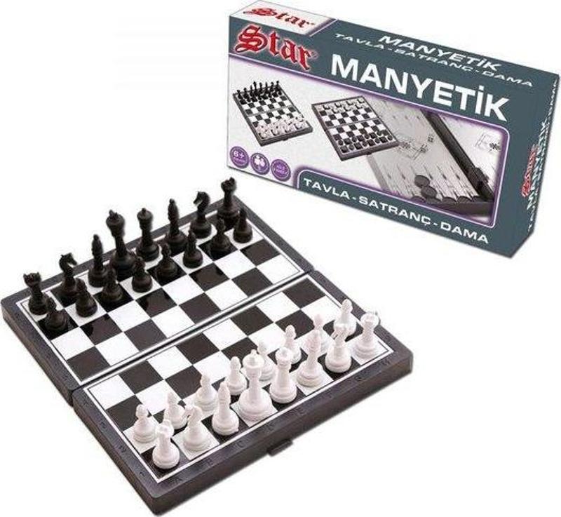 Manyetik Satranç-Tavla-Dama 1050170