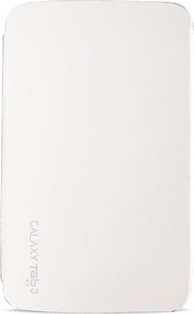 Samsung Galaxy Tab 3 T310 8" Yan Kapaklı Kılıf Beyaz