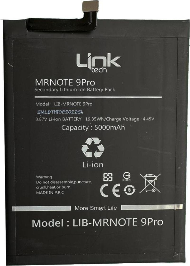 Xiaomi Redmi Note 9 Pro Premium Batarya BN53 5000 mAh