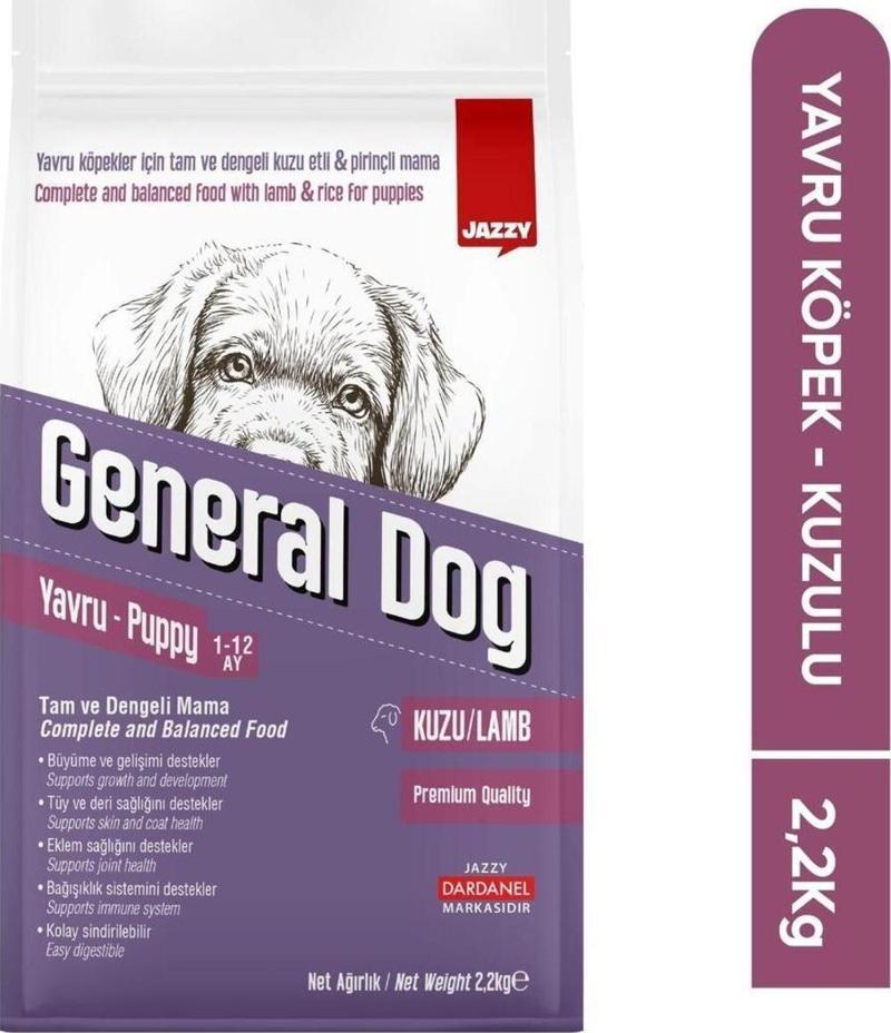 General Dog Yavru Köpek Maması Kuzulu 2,2 Kg