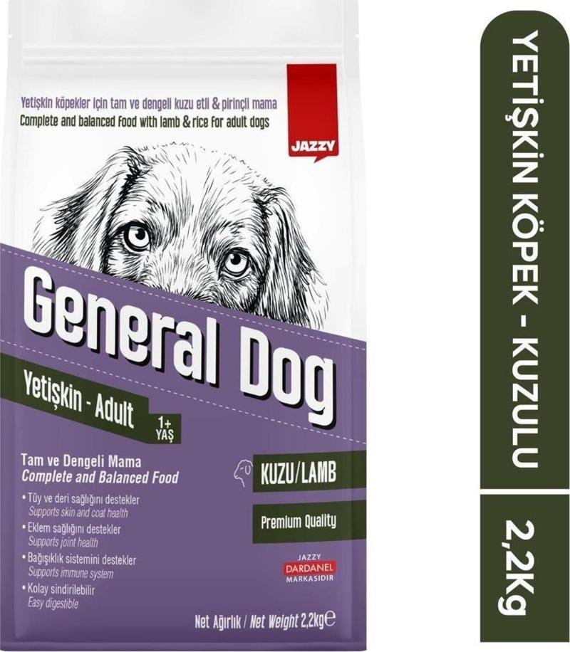 General Dog Yetişkin Köpek Maması Kuzulu 2,2 Kg