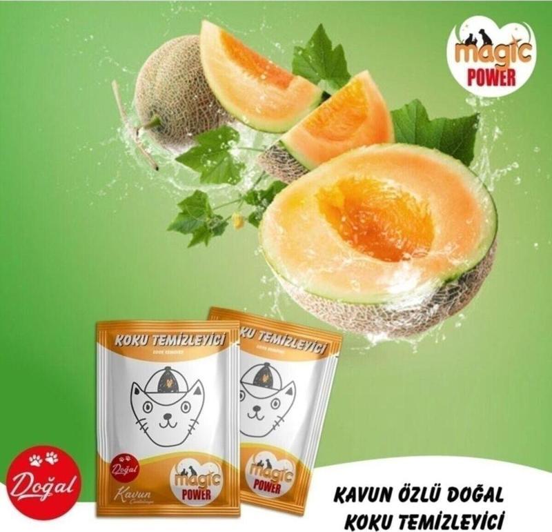 Kavun Doğal Kedi Kumu Koku Temizleyici 5 Adet