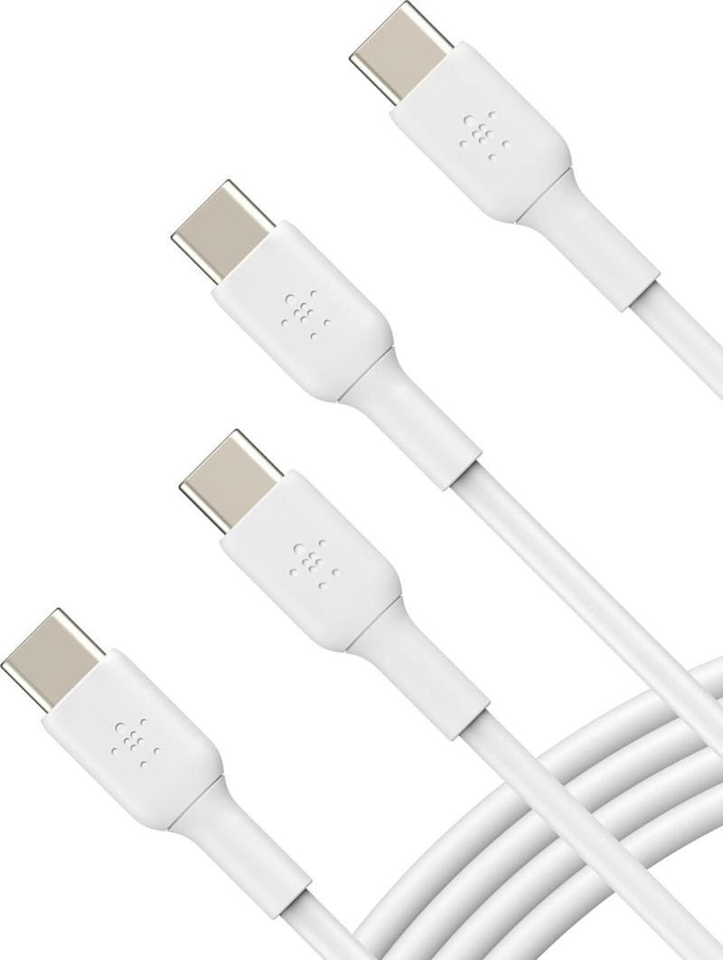 BoostCharge USB-C'den USB-C'ye 2li Paket Kablo