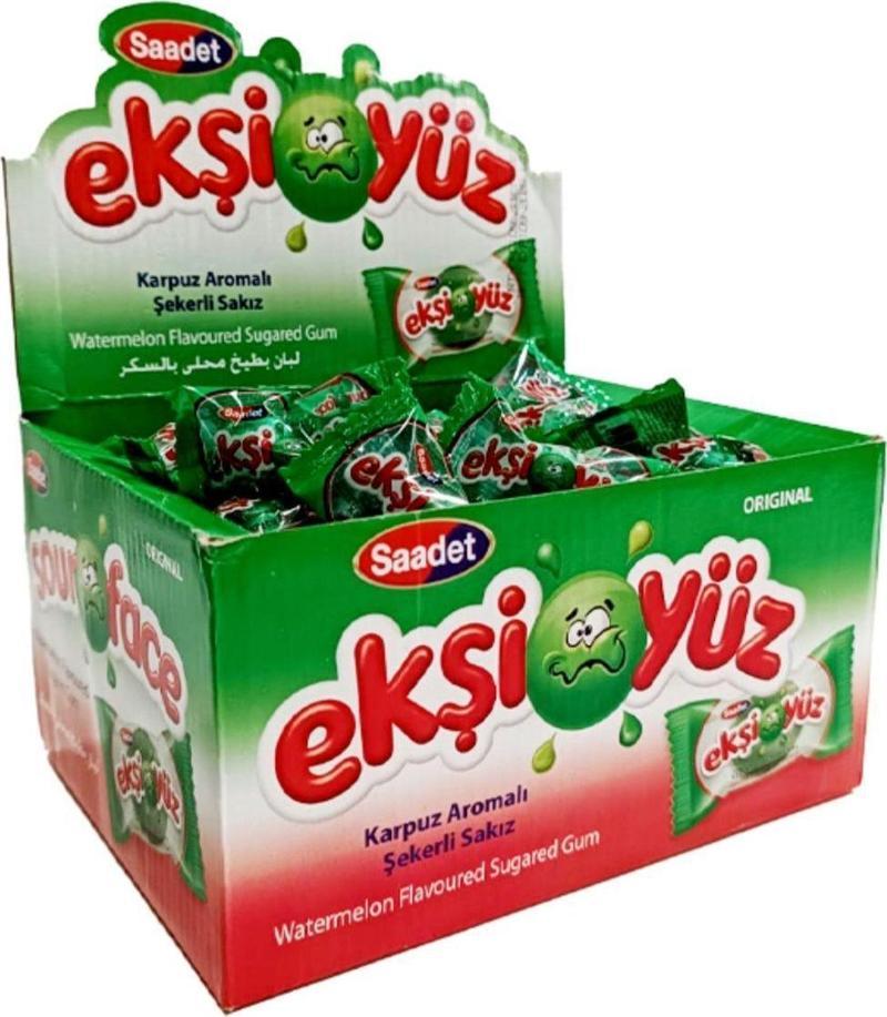 Ekşiyüz Karpuzlu sakız 100 Adetli 350gr