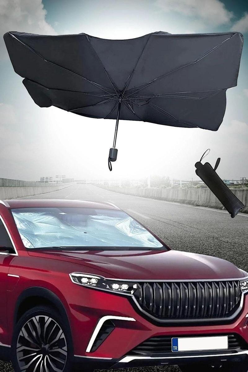 Skoda Superb Araba Ön Cam Güneşlik Katlanabilir Güneşlik Şemsiye Ön Cam Gölgelik