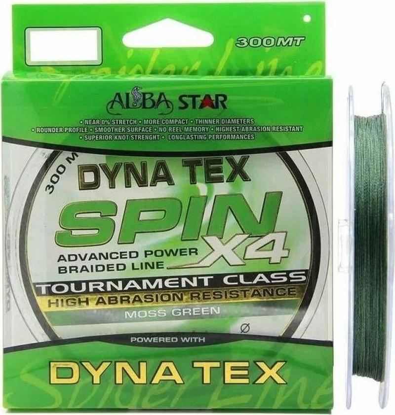 Dyna Tex Spin 4x İp Misina GREEN-0.14MM - 300M - 5.45KG
