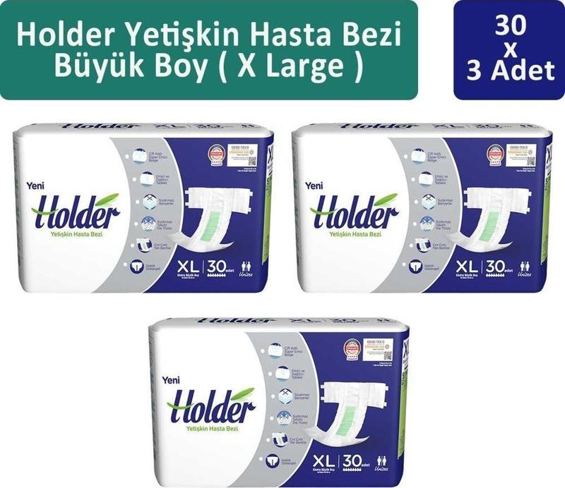 Yetişkin Hasta Bezi Ekstra Büyük Boy ( X Large ) 30 x 3 Adet