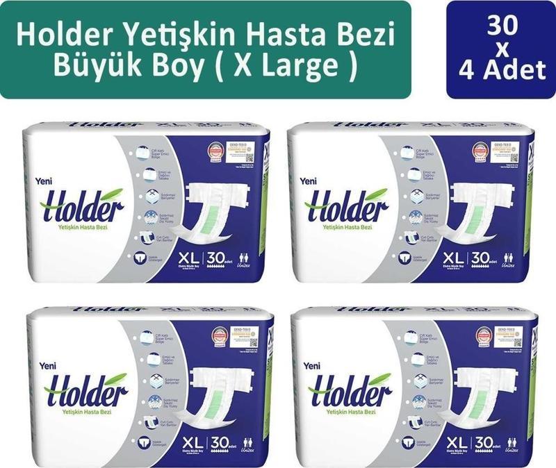 Yetişkin Hasta Bezi Ekstra Büyük Boy ( X Large ) 30 x 4 Adet