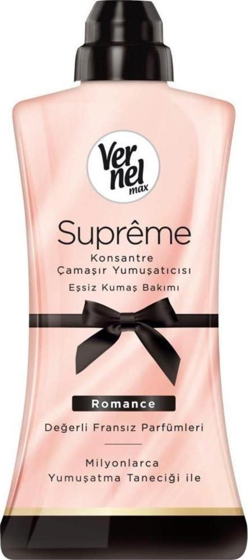 Max Konsantre Çamaşır Yumuşatıcısı 1200ml (50 Yıkama) Supreme Romance