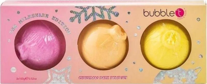 Christmas Bath 3x100 gr Banyo Topu Seti