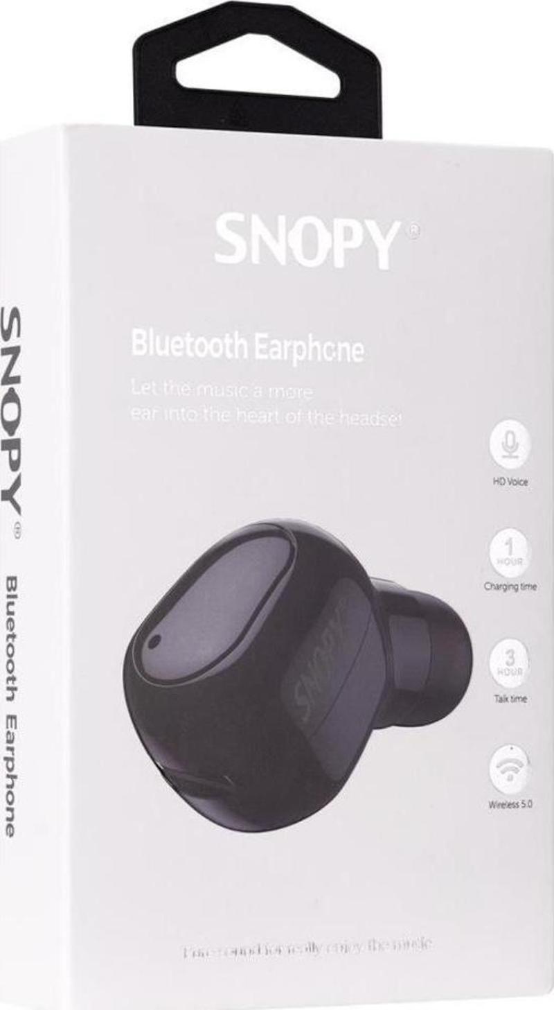 Sn-Bt155 Siyah Bluetooth Telefon Kulaklığı