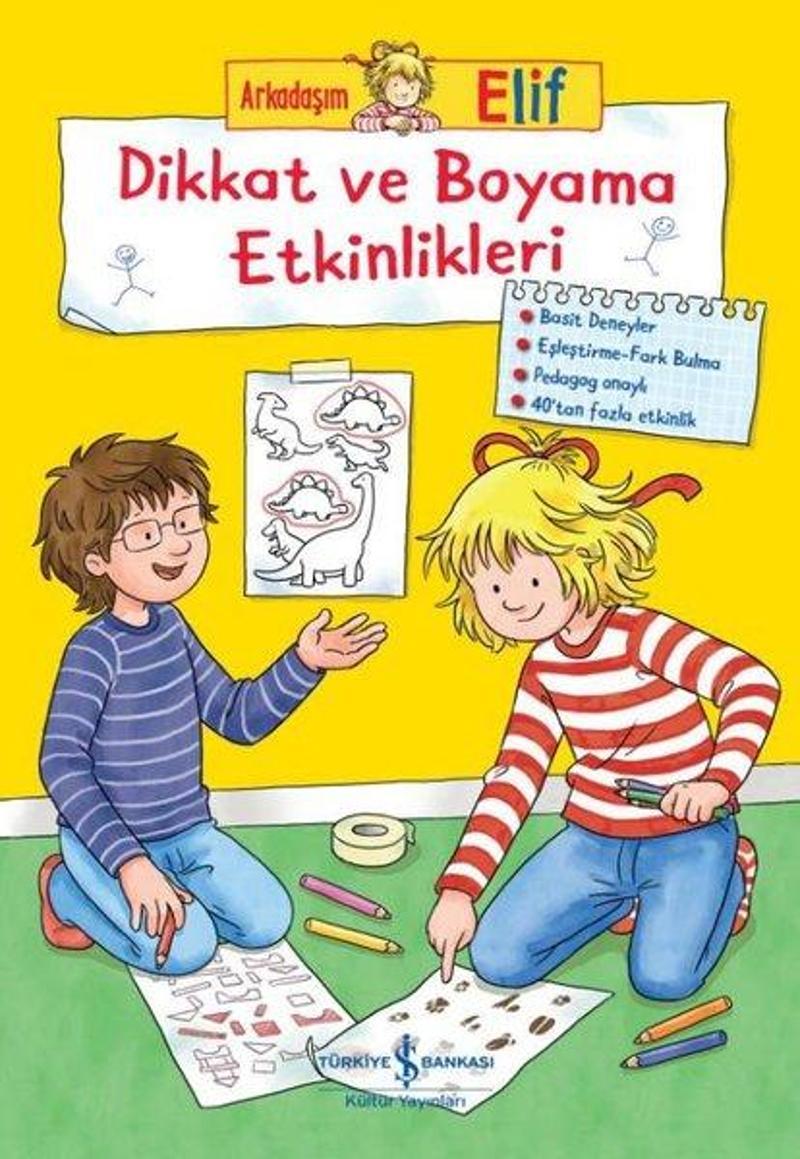 Dikkat ve Boyama Etkinlikleri - Arkadaşım Elif