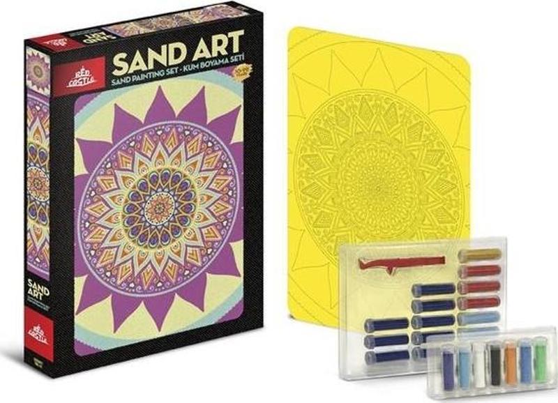 Sand Art (Kum Sanatı), Yetişkin Kum Boyama Aktivite Seti, (Mandala)