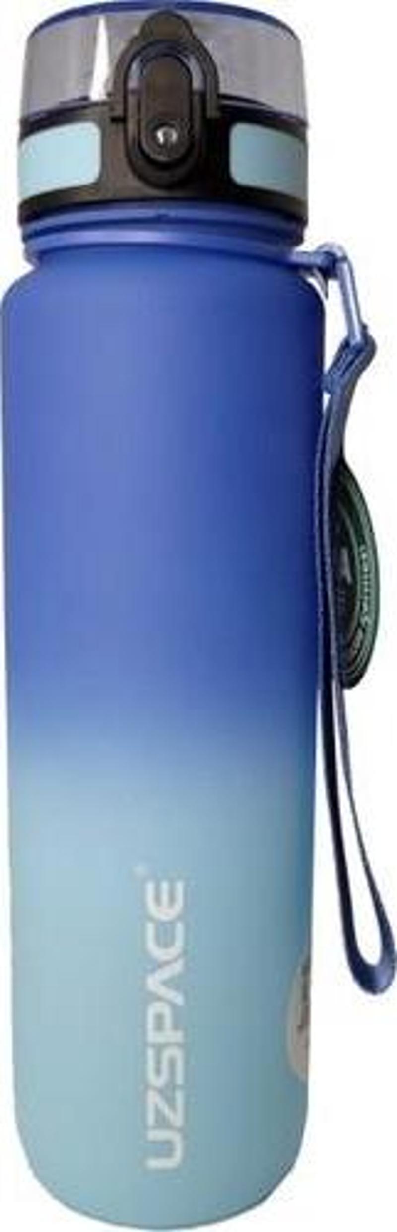 Uzspace Tritan Su Matarası 1000ml Vgn3038 Dark Blue Light Blue