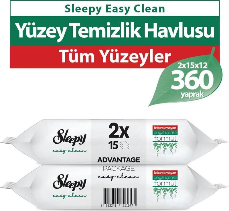 Easy Clean Yüzey Temizlik Havlusu 24x15 (360 Yaprak)