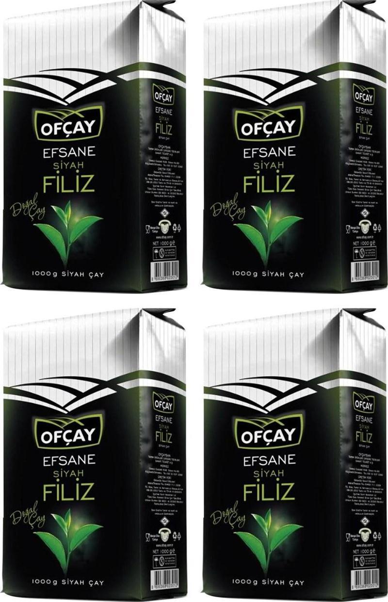 Efsane Filiz Siyah Çay 1 Kg X 4 Paket