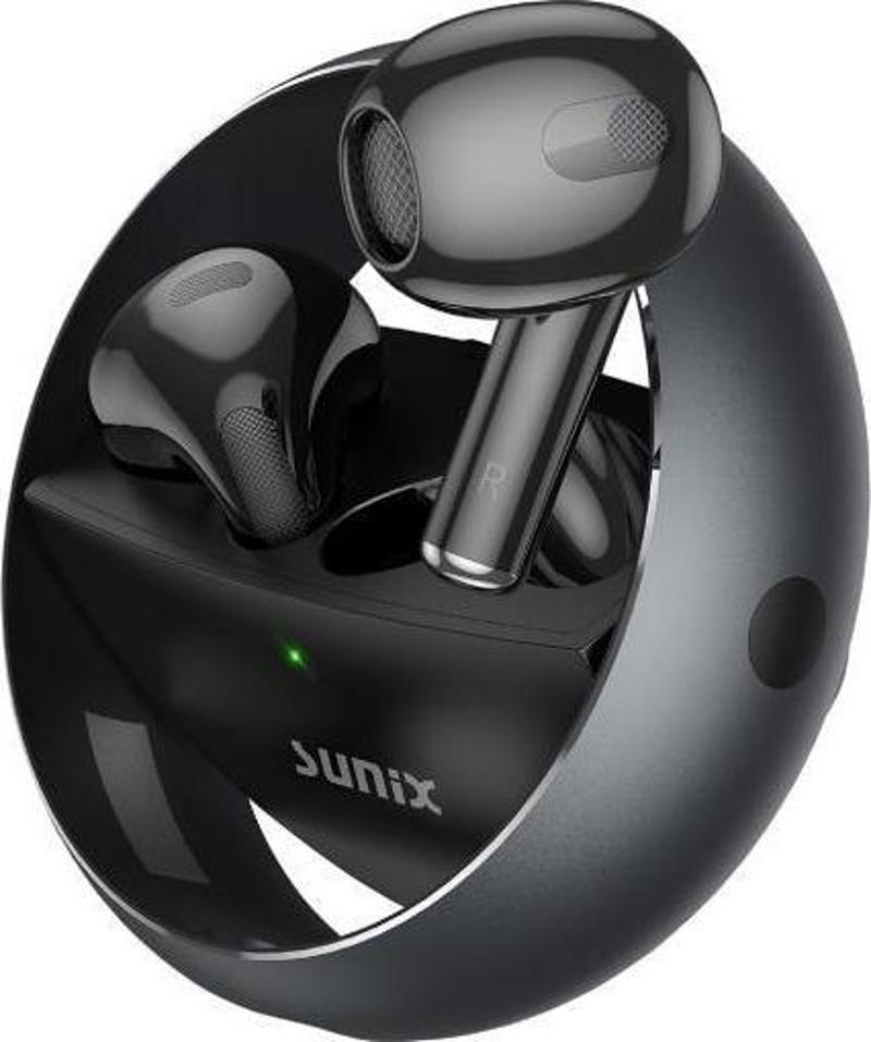 Bluetooth 5.3 Dönen Kasa Kulakiçi Bluetooth Kulaklık Siyah Blt-40
