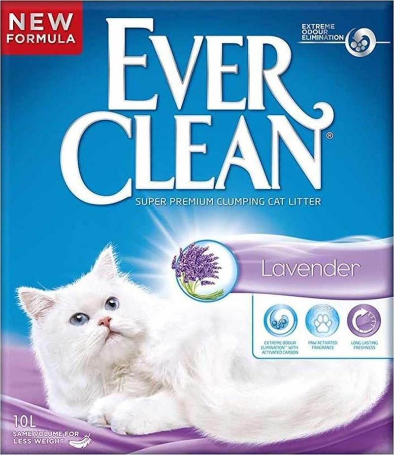 Lavender Lavanta Kokulu Topaklaşan Kedi Kumu 2 x 10 L