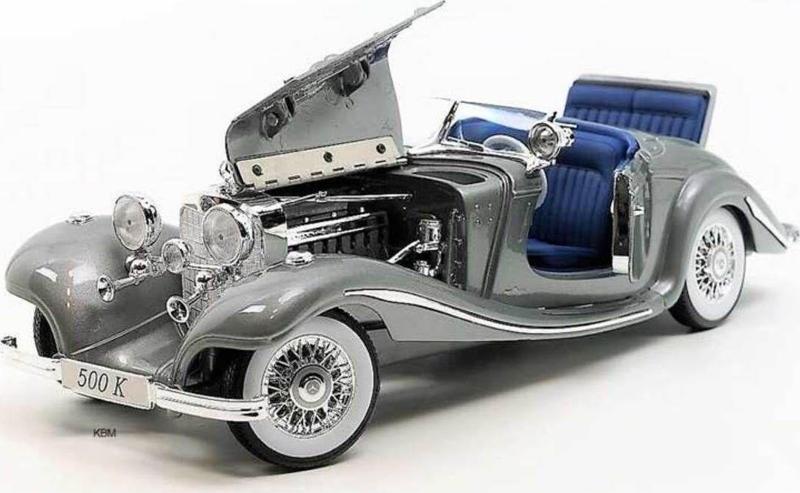 1936 Model Mercedes-Benz 500 K Typ Special Roadster 1:18