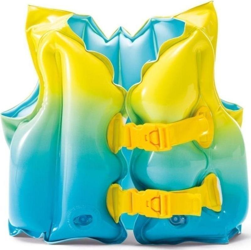 Çok Renkli Intex Mavi Lagün Çocuk Deniz Yeleği 41x30 cm (3-5 Yaş) 3+ Yaş