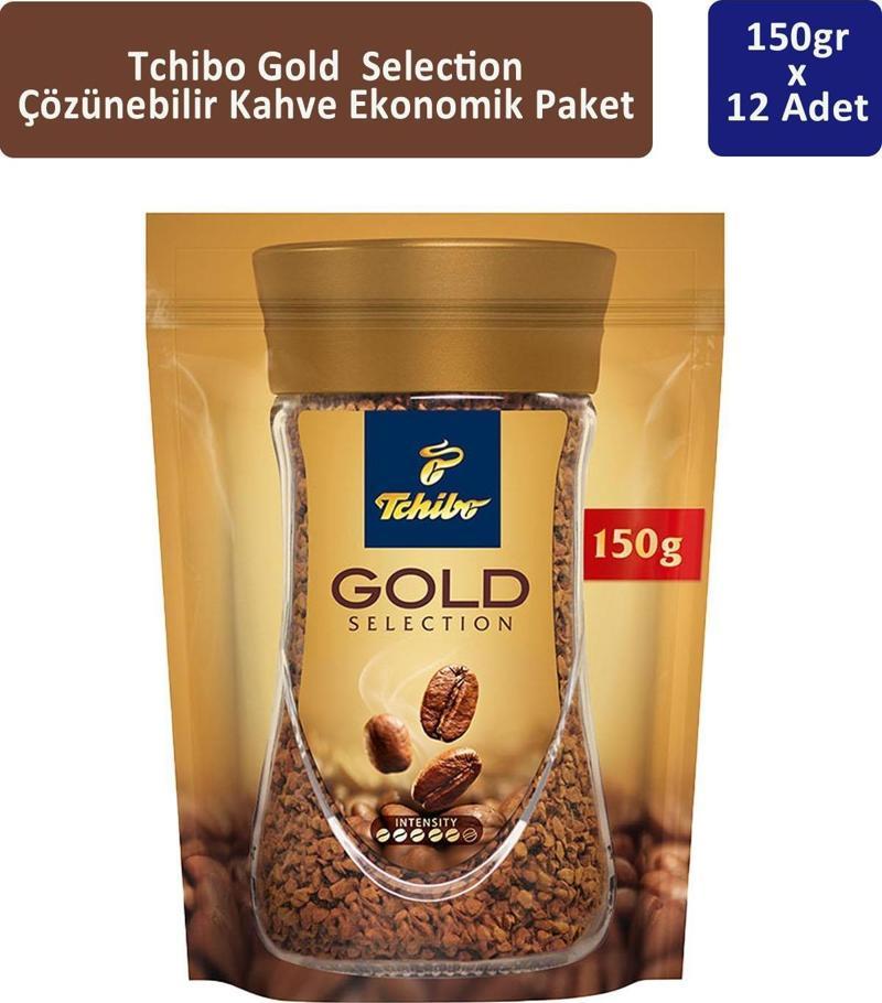 Gold Çözünebilir Kahve Ekonomik Paket 150 gr x 12 Adet