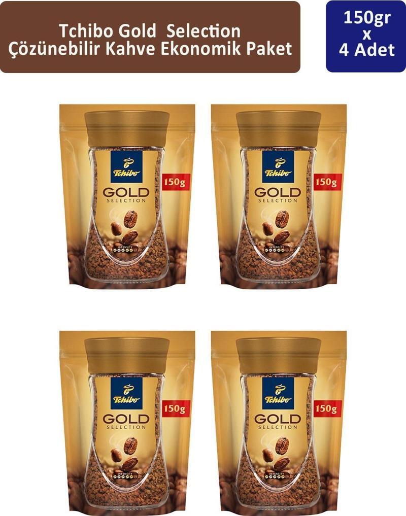 Gold Çözünebilir Kahve Ekonomik Paket 150 gr x 4 Adet