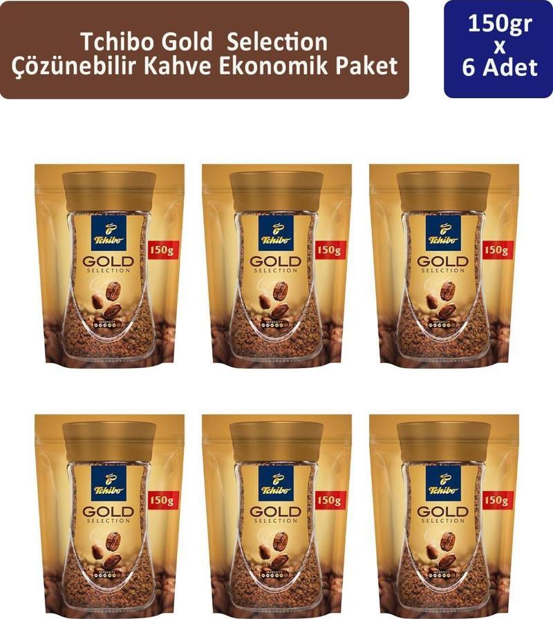 Gold Çözünebilir Kahve Ekonomik Paket 150 gr x 6 Adet