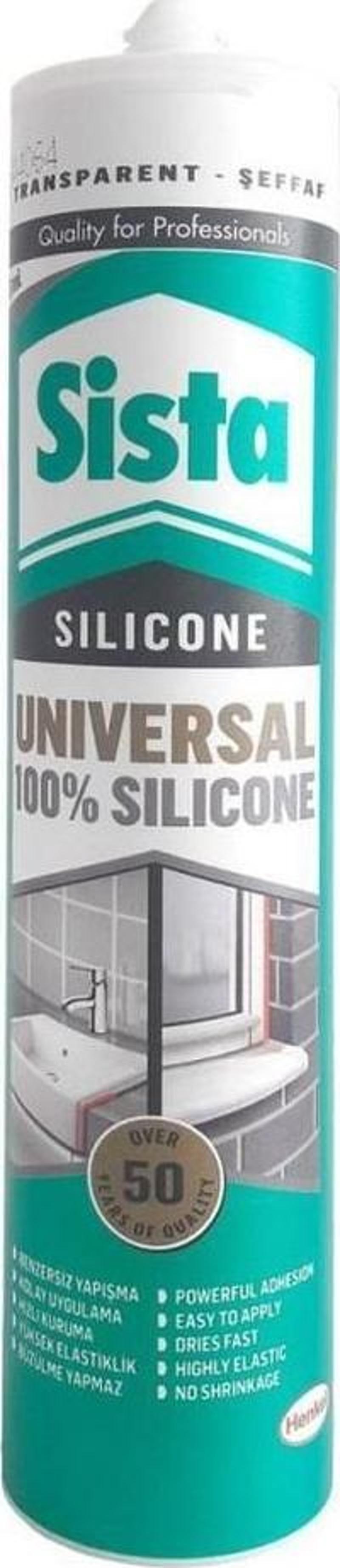 Henkel Sista Universal Şeffaf Silikon 280 ml