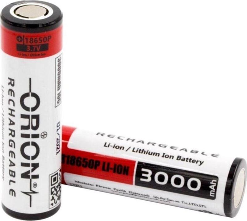 Inr 18650P 3.7V 3000 Mah Şarj Edilebilir Li-İon Pil