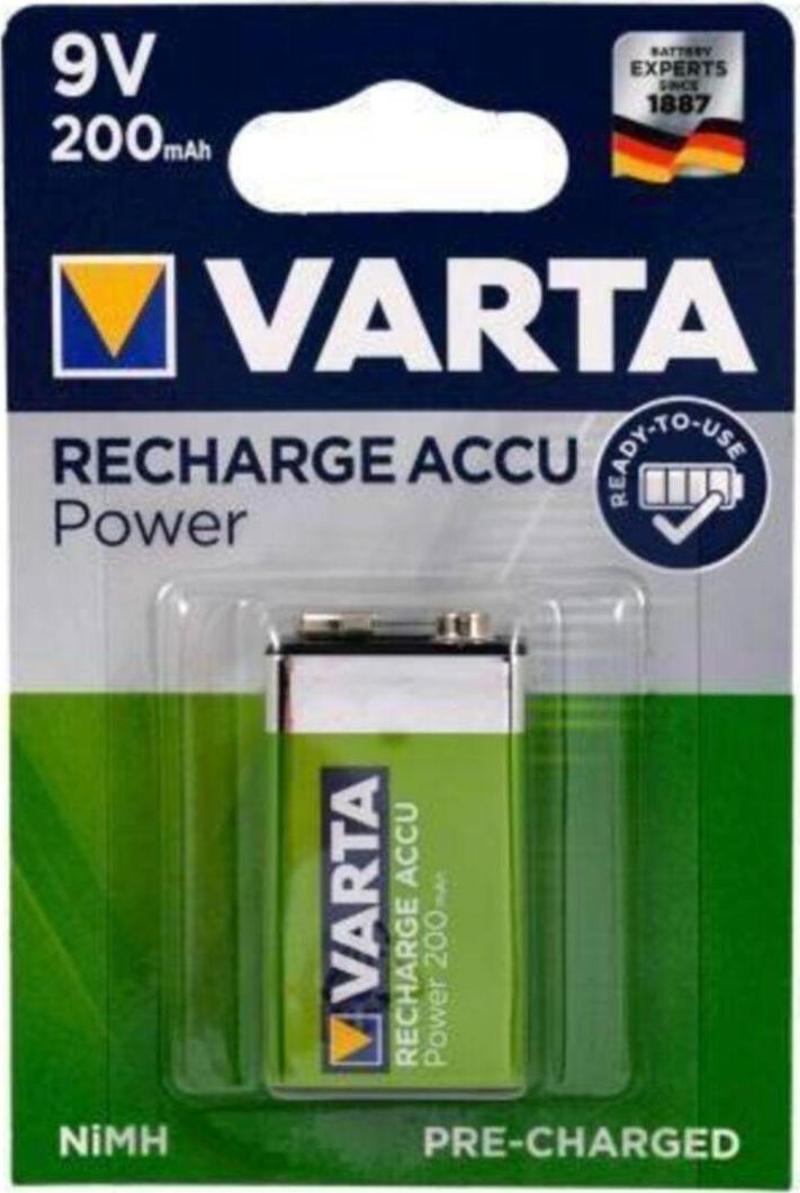 9V 200Mah Şarj Edilebilir Pil , 9Volt Şarjlı Pil