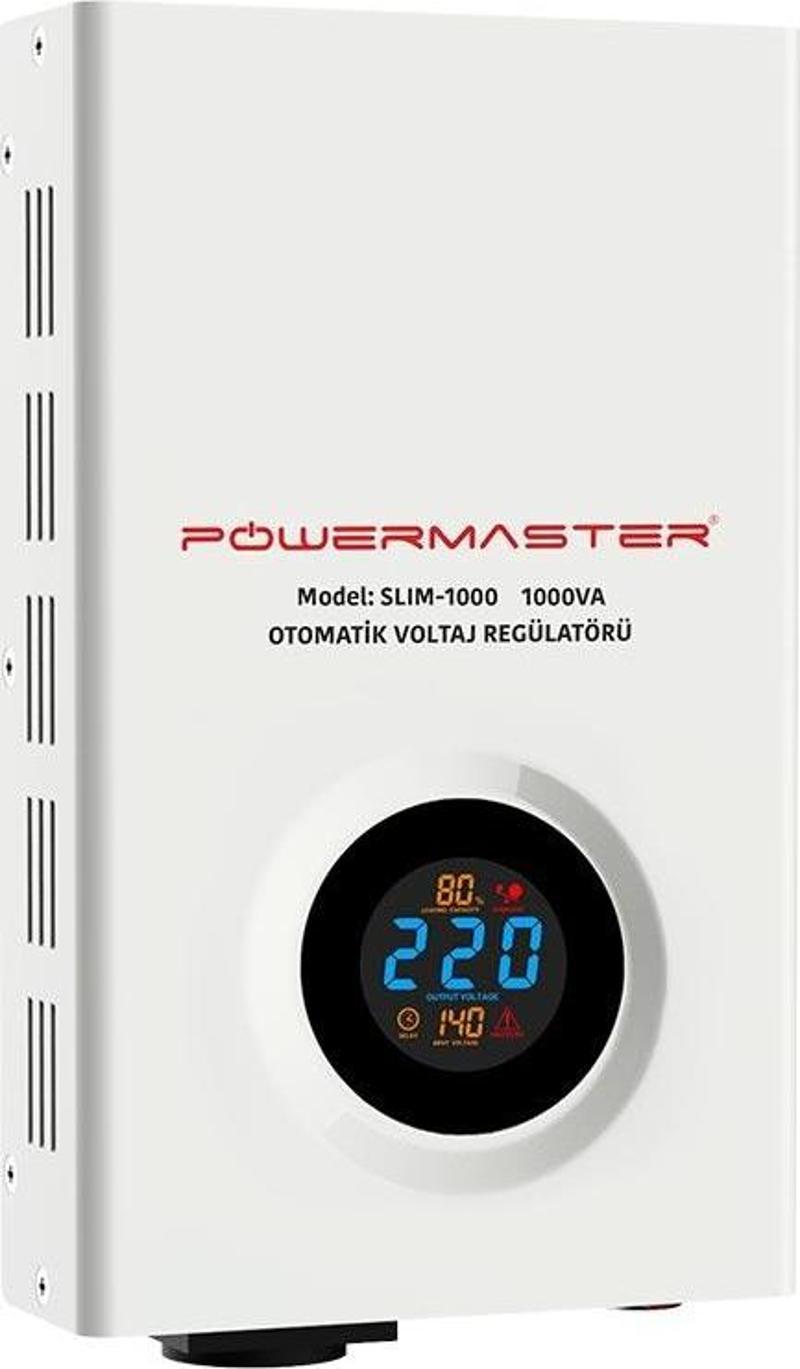 SLIM-1000 OTOMATİK 1000 WATT 1000VA VOLTAJ REGÜLATÖRÜ (KOMBİ REGÜLATÖRÜ) (2818)