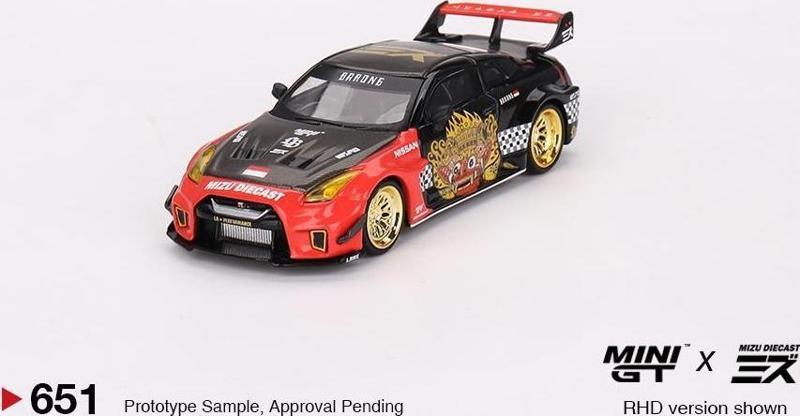 LB-Silhouette WORKS GT NISSAN 35GT-RR Ver.1 “BARONG” MINI GT x MIZU 651