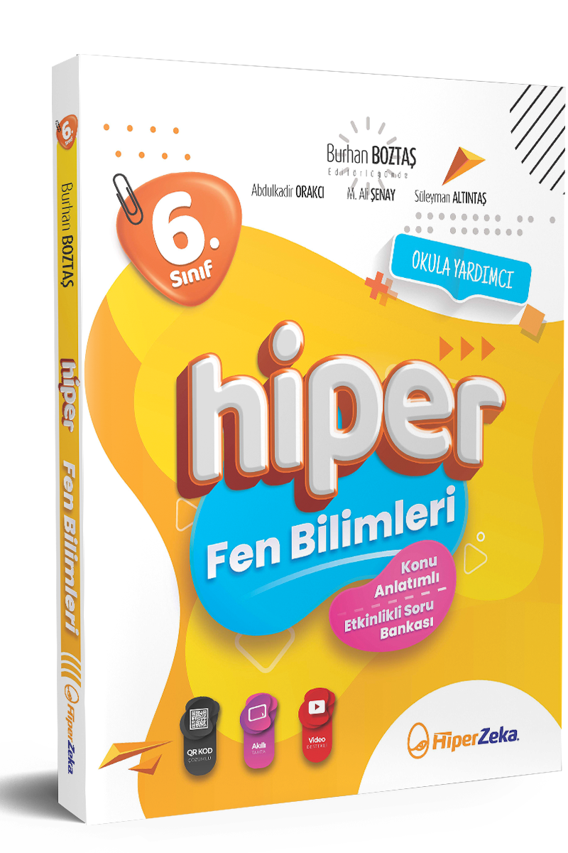 Hiper Zeka 6. Sınıf Hiper Fen Bilimleri Konu Anlatımlı & Etkinlikli Soru Bankası