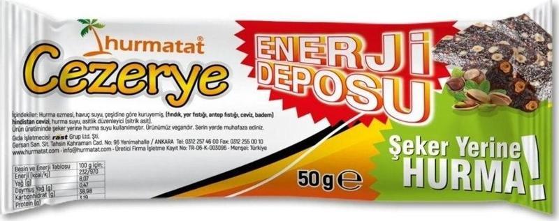 Hurmalı Cezerye 50gr 10 Adet